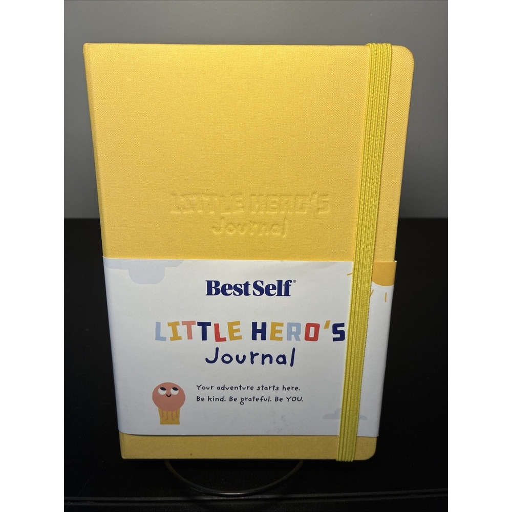 Best Self Little Hero's Journal Guided 13-Week Growth Journal Ages 7+ Yellow NEW